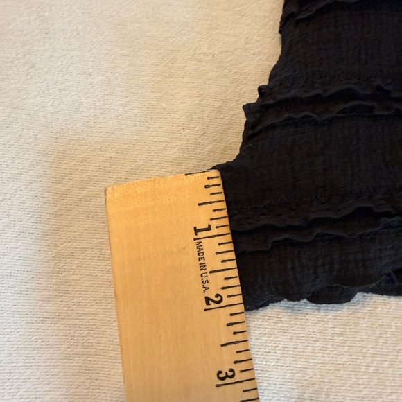 Women's Black Ruffled Y2K Lace Frilly Ruffle Shorts - Picture 5 of 6